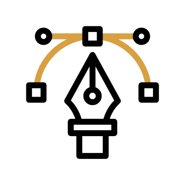 Pen tool icon for system design